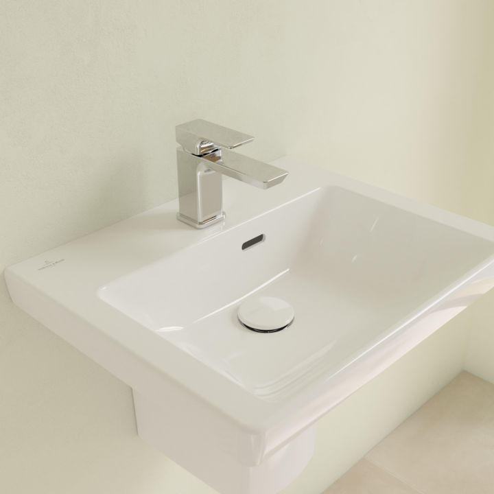 Villeroy&Boch Subway 3.0 umywalka wisząca 50x40 cm z przelewem Weiss Alpin 43705001