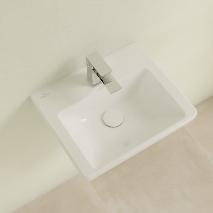 Villeroy&Boch Subway 3.0 umywalka wisząca 45x37 cm z przelewem Weiss Alpin 43704501