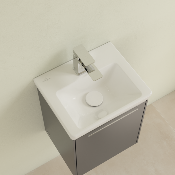 Villeroy&Boch Subway 3.0 umywalka meblowa 37x30,5 cm bez przelewu Weiss Alpin CeramicPlus 437038R1