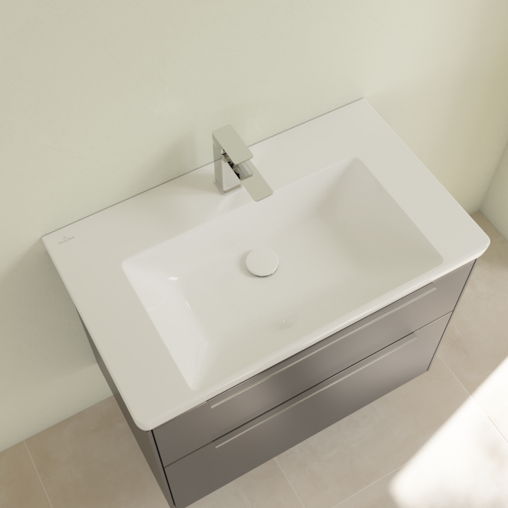 Villeroy&Boch Subway 3.0 umywalka meblowa 80x47 cm bez przelewu weiss alpin CeramicPlus 4A7081R1