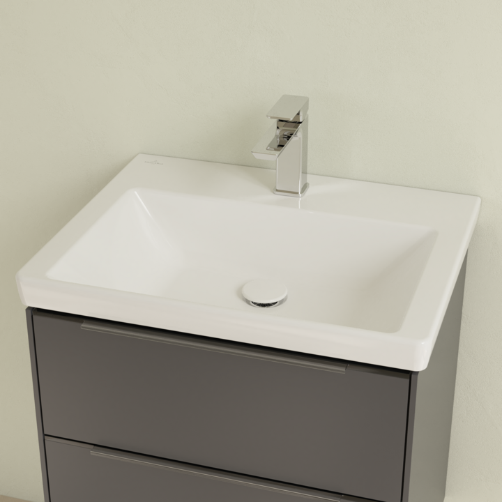 Villeroy&Boch Subway 3.0 umywalka meblowa 65x47 cm bez przelewu weiss alpin CeramicPlus 4A7066R1