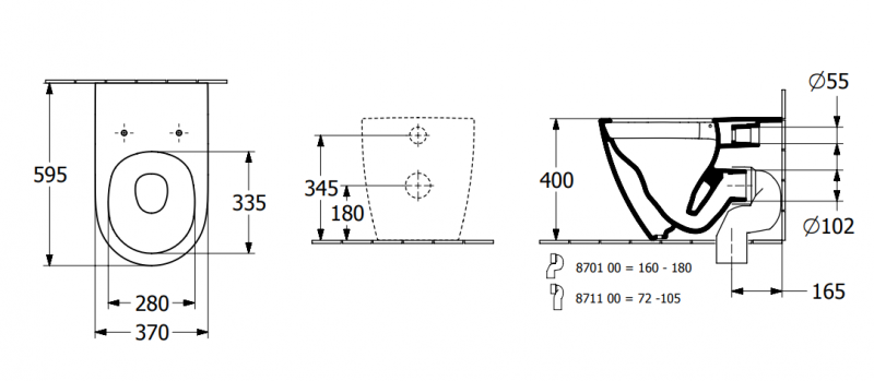 Villeroy&Boch Subway 3.0 TwistFlush CeramicPlus muszla stojąca weiss alpin 4671T0R1