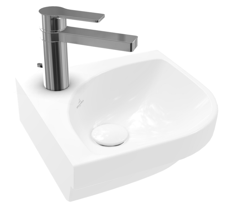 Villeroy&Boch Subway 3.0 umywalka mała narożna 32x32 cm Weiss Alpin 43714601