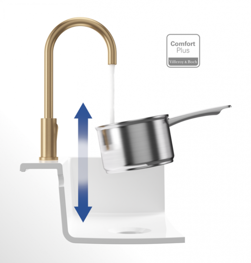 Villeroy&Boch Umbrella bateria kuchenna złoty matowy 92530003