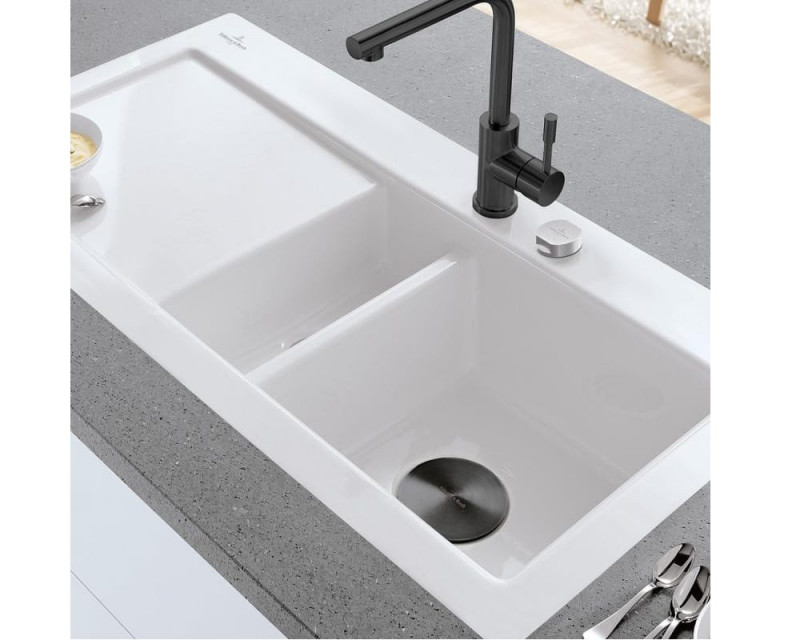 Villeroy&Boch osłona odpływu antracyt 96241505