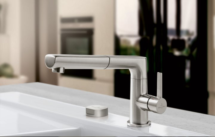 Villeroy&Boch pokrętło odpływu automatycznego z podwójnym zamknięciem stal szczotkowana 940525L7