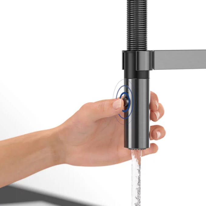 Villeroy&Boch Steel Expert 2.0 bateria kuchenna z elastyczną wylewką antracyt 92800005