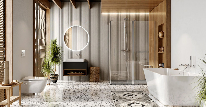 Excellent Lumiro lustro LED w ramie akrylowej okrągłe 60 cm DOEX.LU060.AC