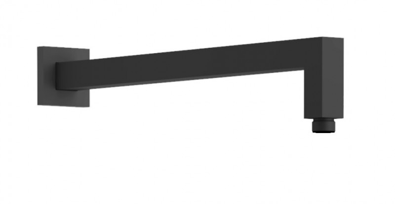 Excellent ramię prysznicowe ścienne kwadratowe czarny mat AREX.3142BL