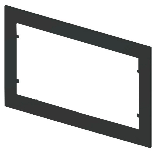 Tece ramka dystansowa lub do zlicowanego montażu czarny połysk 9240415