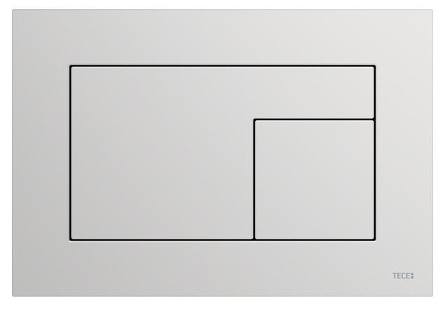 Tece Velvet przycisk spłukujący do stelaża WC Grigio Efeso / szary kamień 9240734