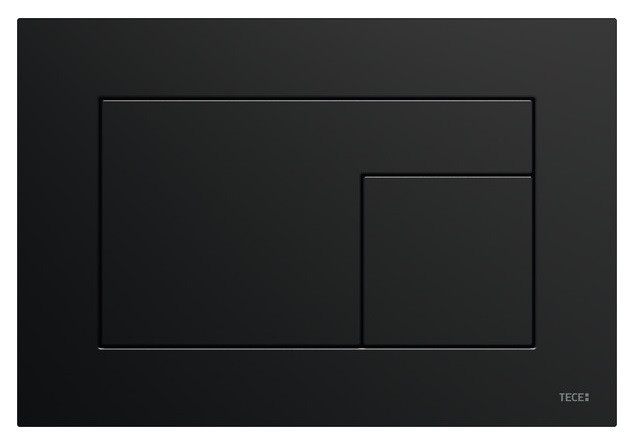 Tece Velvet przycisk spłukujący do stelaża WC Nero Ingo / czarny 9240732