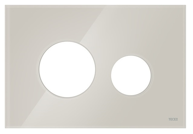 Tece Loop obudowa płytka szklana do przycisków jasny beż 9240617