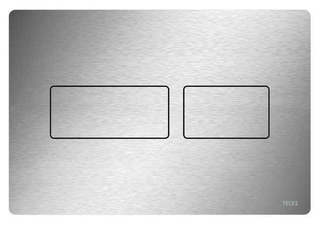 Tece Solid przycisk spłukujący metalowy do stelaża WC stal szczotkowana anti-fingerprint 9240434