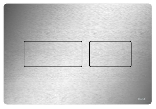 Tece Solid przycisk spłukujący metalowy do stelaża WC stal szczotkowana 9240430