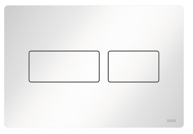 Tece Solid przycisk spłukujący metalowy do stelaża WC biały połysk 9240432