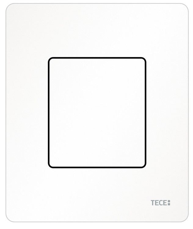 Tece Solid przycisk spłukujący do pisuaru metalowy biały matowy 9242433