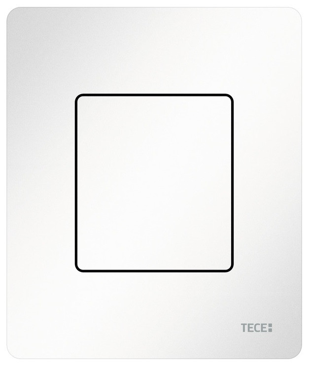 Tece Solid przycisk spłukujący do pisuaru metalowy biały połysk 9242432