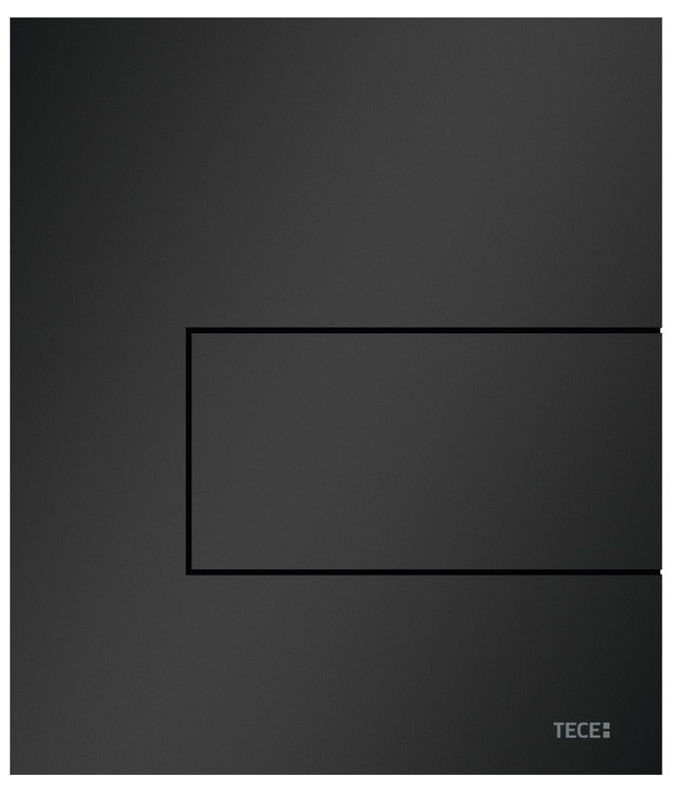 Tece Square przycisk spłukujący metalowy do pisuaru czarny matowy 9242813