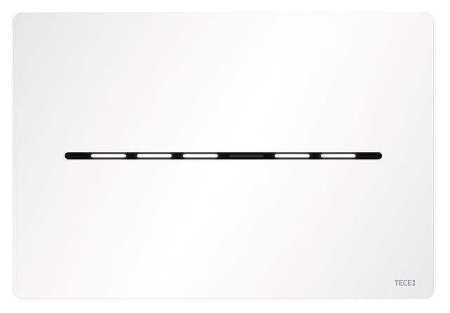 Tece Solid elektroniczny mechanizm spłukujący bezdotykowy do stelaża WC zasilanie bateryjne 6V biały matowy 9240463