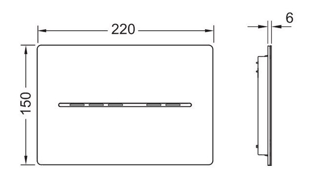 Tece Solid elektroniczny mechanizm spłukujący bezdotykowy do stelaża WC zasilanie 12V czarny matowy 9240455