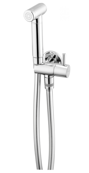 Deante Bidetta zestaw bidetta z przyłączem i uchwytem słuchawki chrom połysk ANW051B