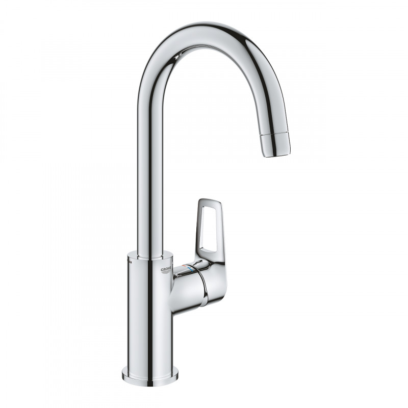 Grohe BauLoop L bateria umywalkowa z korkiem klik-klak chrom połysk 23891001