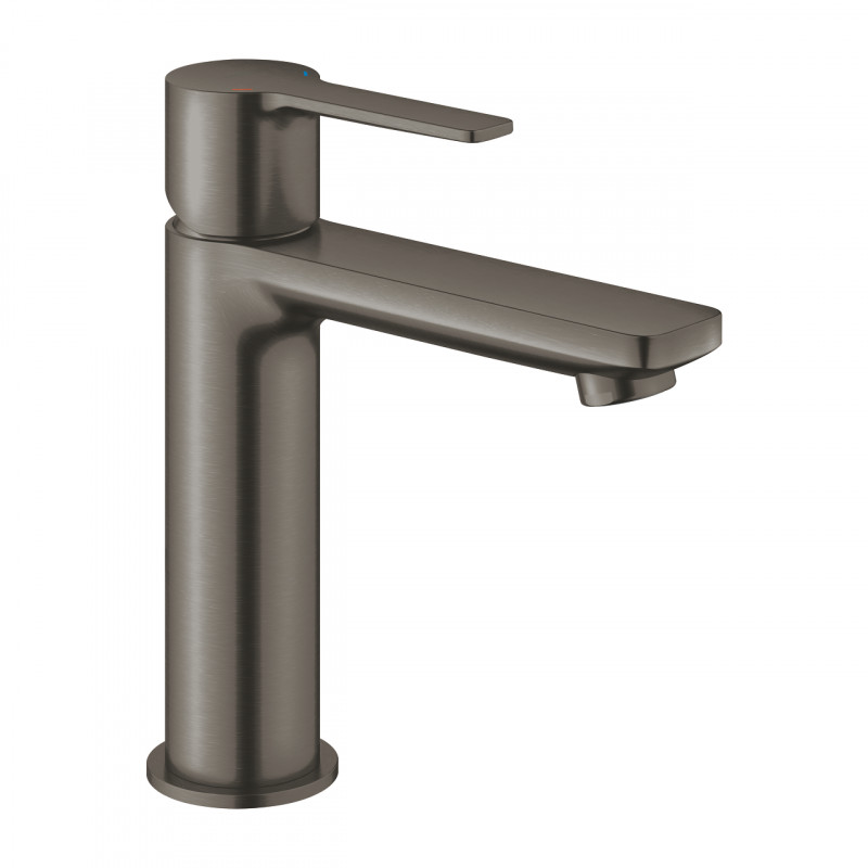 Grohe Lineare bateria umywalkowa z korkiem typu klik klak grafit szczotkowany Brushed Hard Graphite 23106AL1