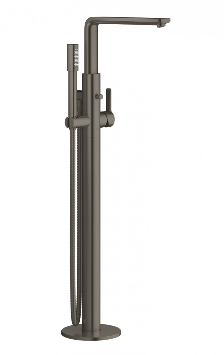 Grohe Lineare bateria wannowa wolnostojąca grafit szczotkowany Brushed Hard Graphite 23792AL1