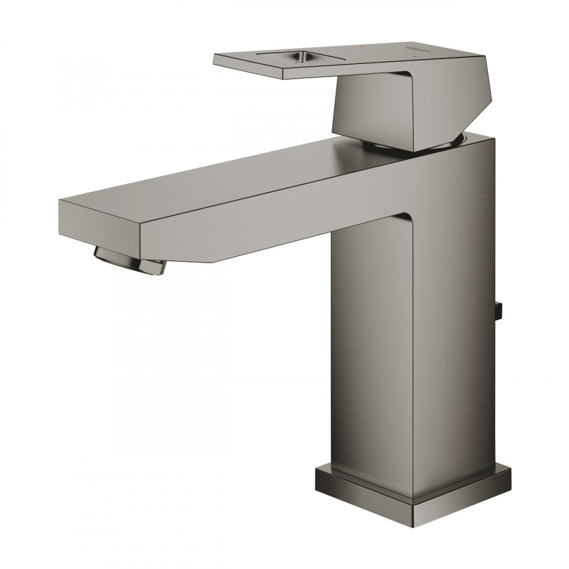 Grohe Eurocube bateria umywalkowa z korkiem grafit szczotkowany Brushed Hard Graphite 23445AL0