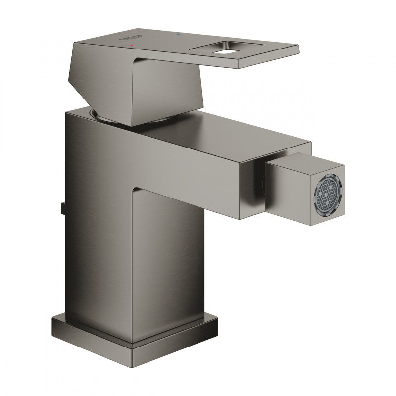 Grohe Eurocube bateria bidetowa z korkiem grafit szczotkowany Brushed Hard Graphite 23138AL0