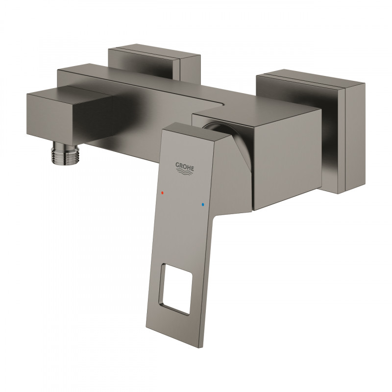 Grohe Eurocube bateria prysznicowa ścienna grafit szczotkowany Brushed Hard Graphite 23145AL0