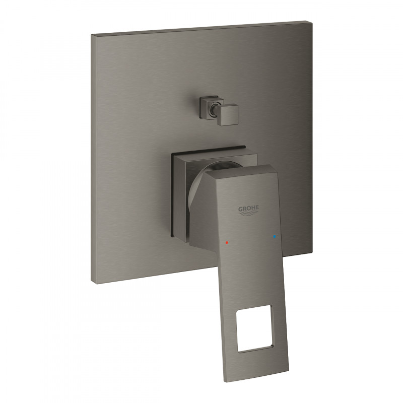 Grohe Eurocube bateria prysznicowo-wannowa podtynkowa grafit szczotkowany Brushed Hard Graphite 24062AL0