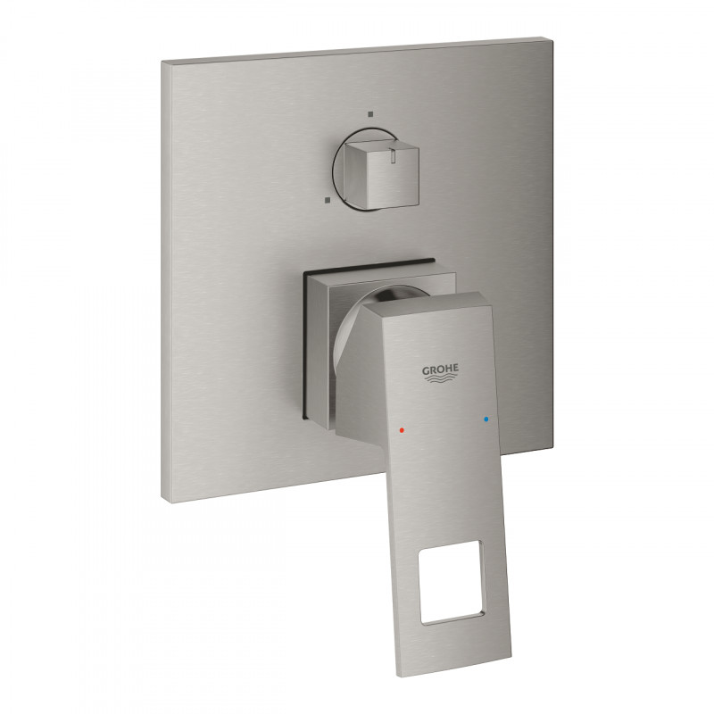 Grohe Eurocube podtynkowa bateria 3-drożna stal nierdzewna 24094DC0