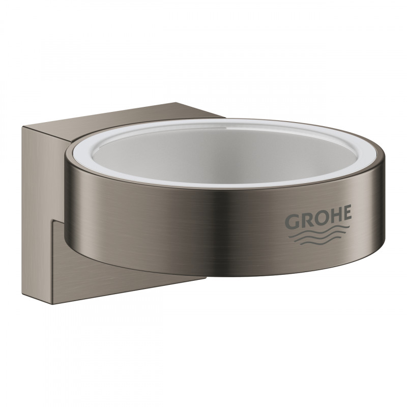 Grohe Selection uchwyt do szklanki lub dozownika do mydła grafit szczotkowane brushed hard graphite 41027AL0