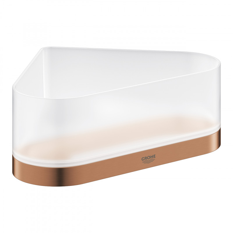 Grohe Selection narożna półka prysznicowa złoto szczotkowane brushed warm sunset 41038DL0