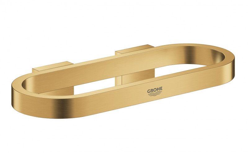 Grohe Selection wieszak na ręcznik, uchwyt do mydelniczki lub półki złoto szczotkowane brushed cool sunrise 41035GN0