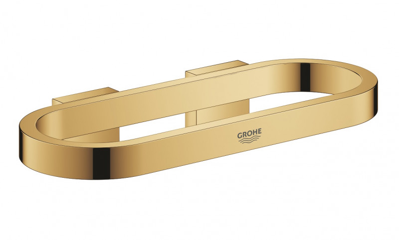 Grohe Selection wieszak na ręcznik, uchwyt do mydelniczki lub półki złoto polerowane cool sunrise 41035GL0