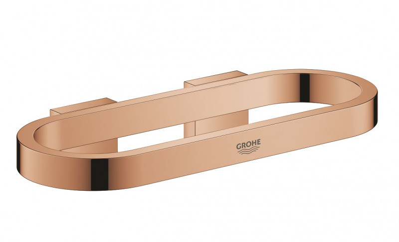 Grohe Selection wieszak na ręcznik, uchwyt do mydelniczki lub półki złoto polerowane warm sunset 41035DA0