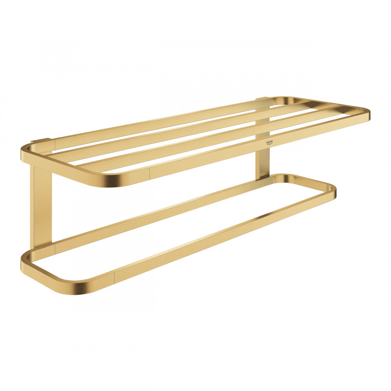 Grohe Selection półka z wieszakiem na ręcznik złoto szczotkowane brushed cool sunrise 41066GN0