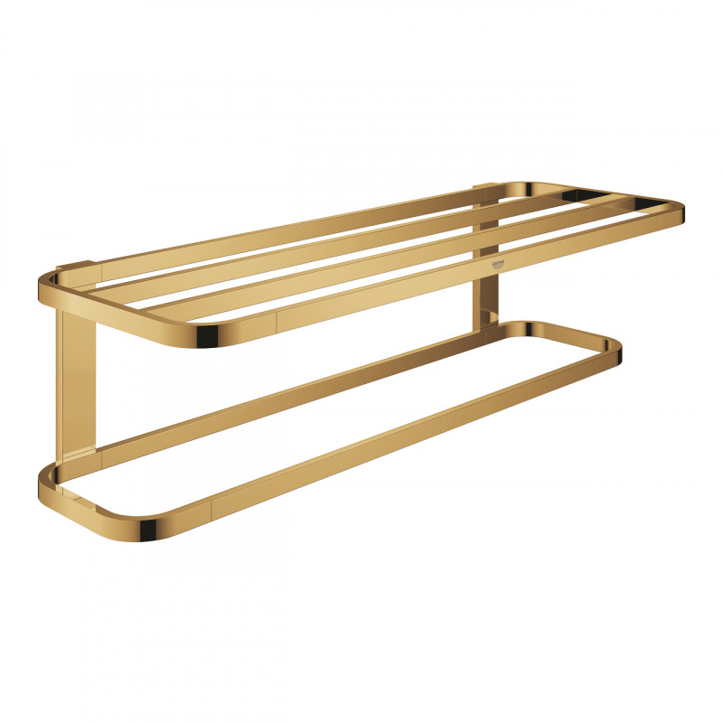 Grohe Selection półka z wieszakiem na ręcznik złoto polerowane cool sunrise 41066GL0