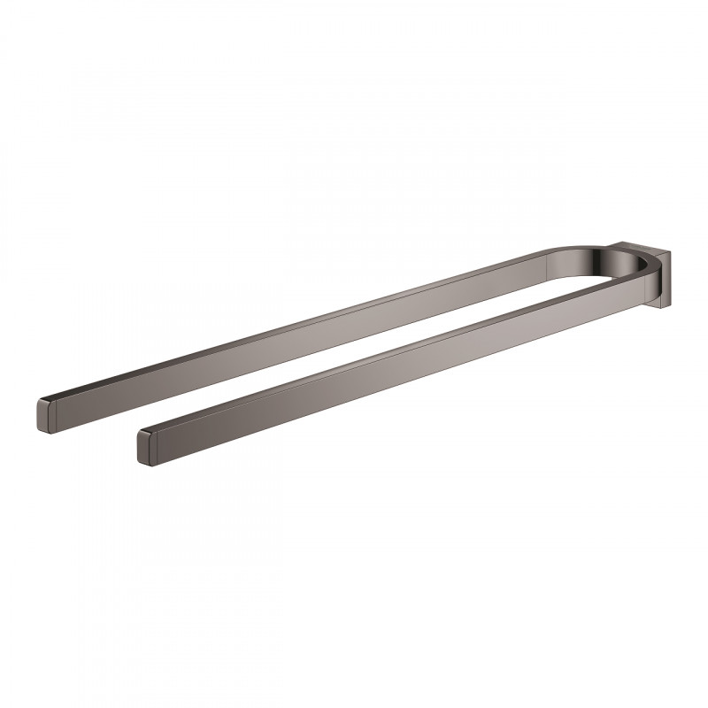 Grohe Selection wieszak na ręcznik dwuramienny nieobrotowy grafit polerowany hard graphite 41059A00
