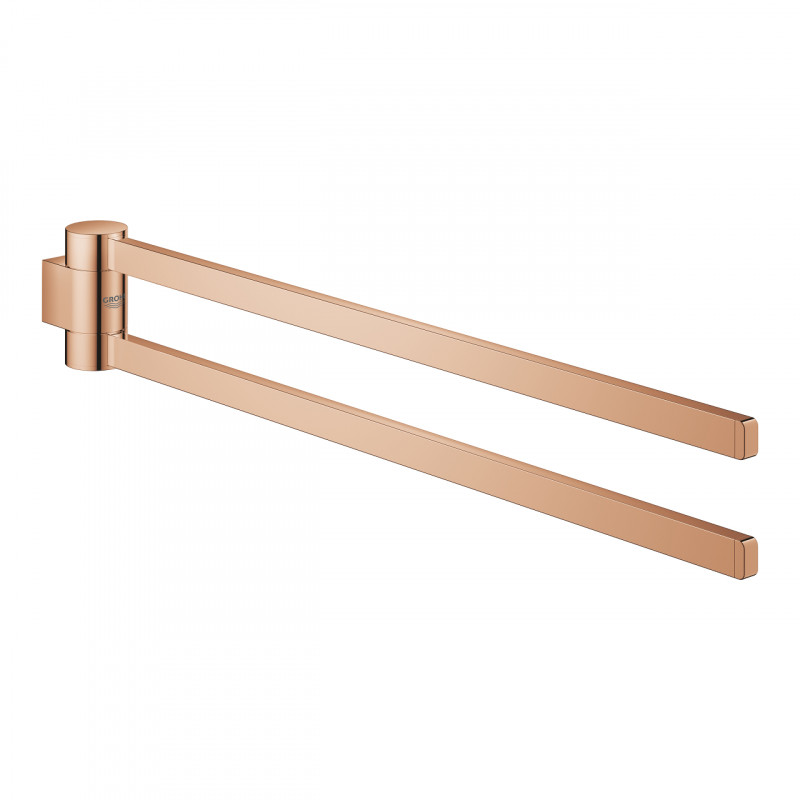 Grohe Selection wieszak na ręcznik dwuramienny obrotowy złoto polerowane warm sunset 41063DA0