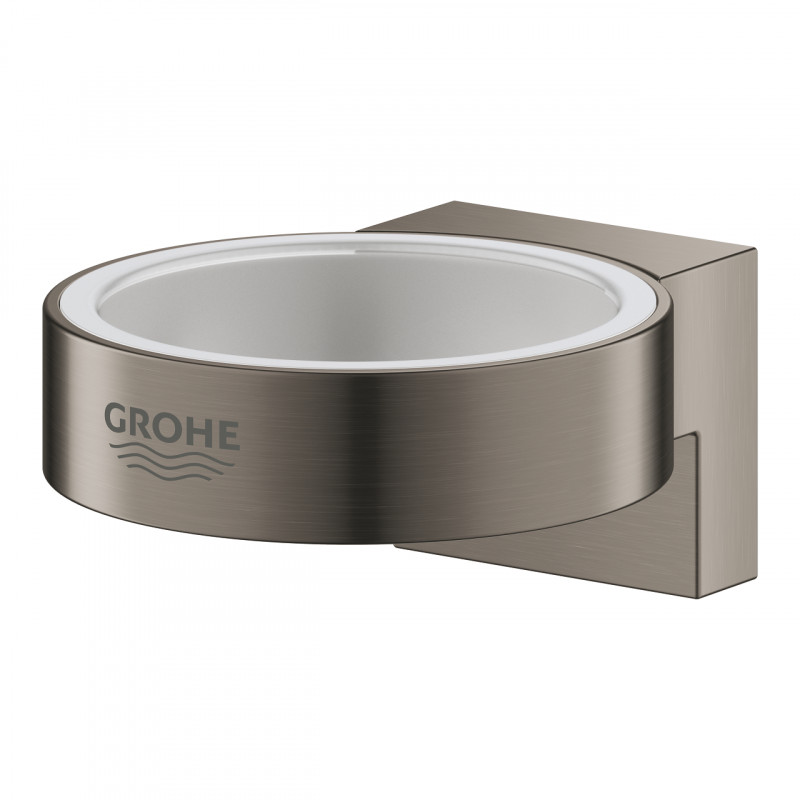Grohe Selection uchwyt do szklanki lub dozownika do mydła grafit polerowany hard graphite 41027A00