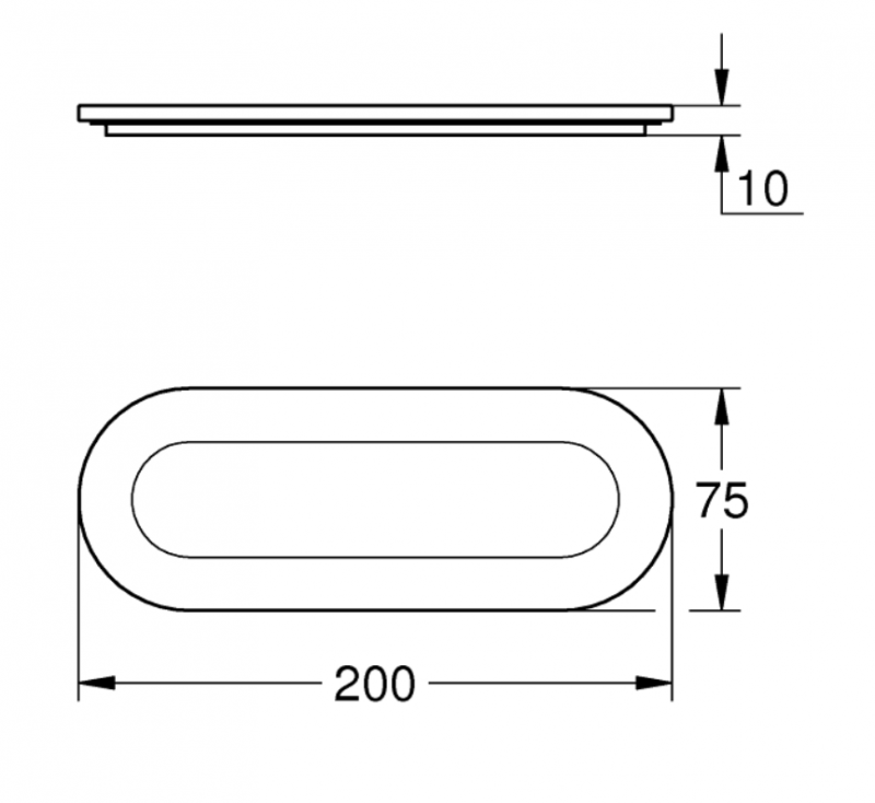Grohe Selection mydelniczka szklana bez uchwytu 41036000