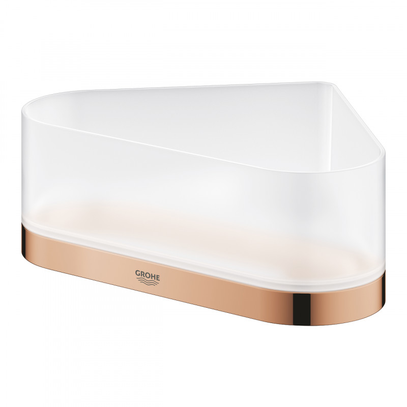 Grohe Selection narożna półka prysznicowa złoto polerowane warm sunset 41038DA0