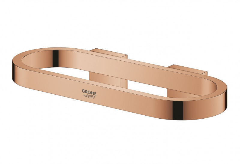 Grohe Selection wieszak na ręcznik, uchwyt do mydelniczki lub półki złoto polerowane warm sunset 41035DA0