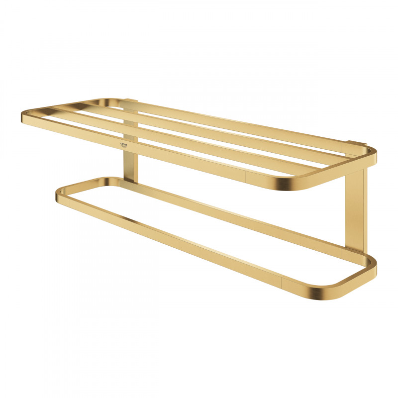 Grohe Selection półka z wieszakiem na ręcznik złoto szczotkowane brushed cool sunrise 41066GN0