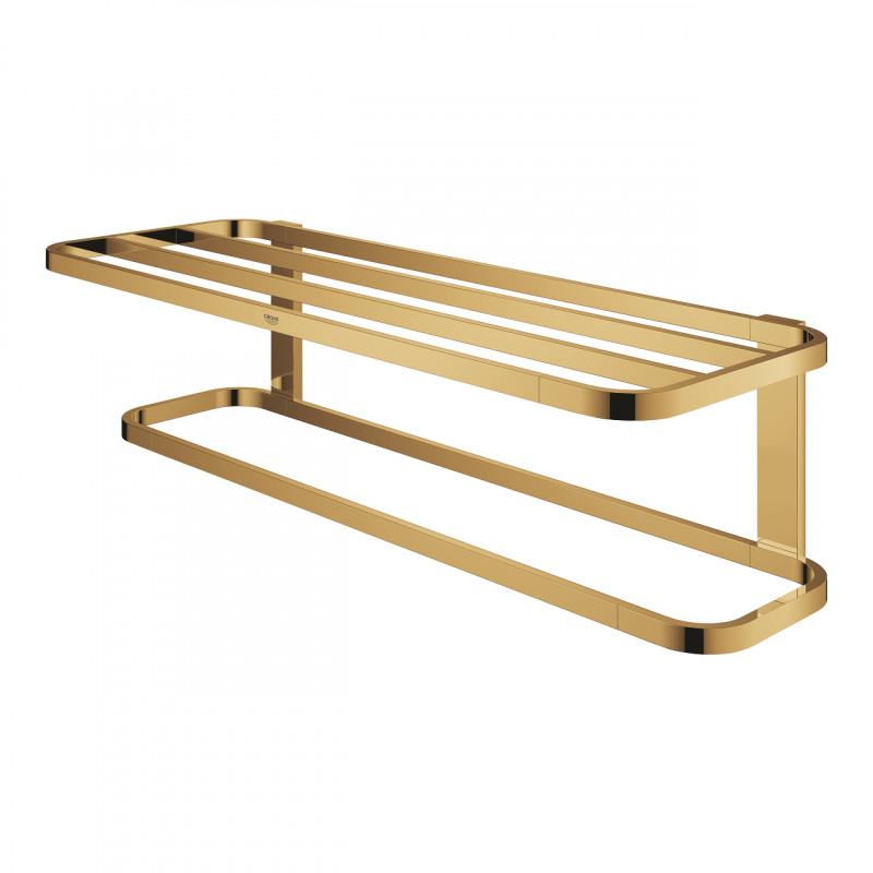 Grohe Selection półka z wieszakiem na ręcznik złoto polerowane cool sunrise 41066GL0
