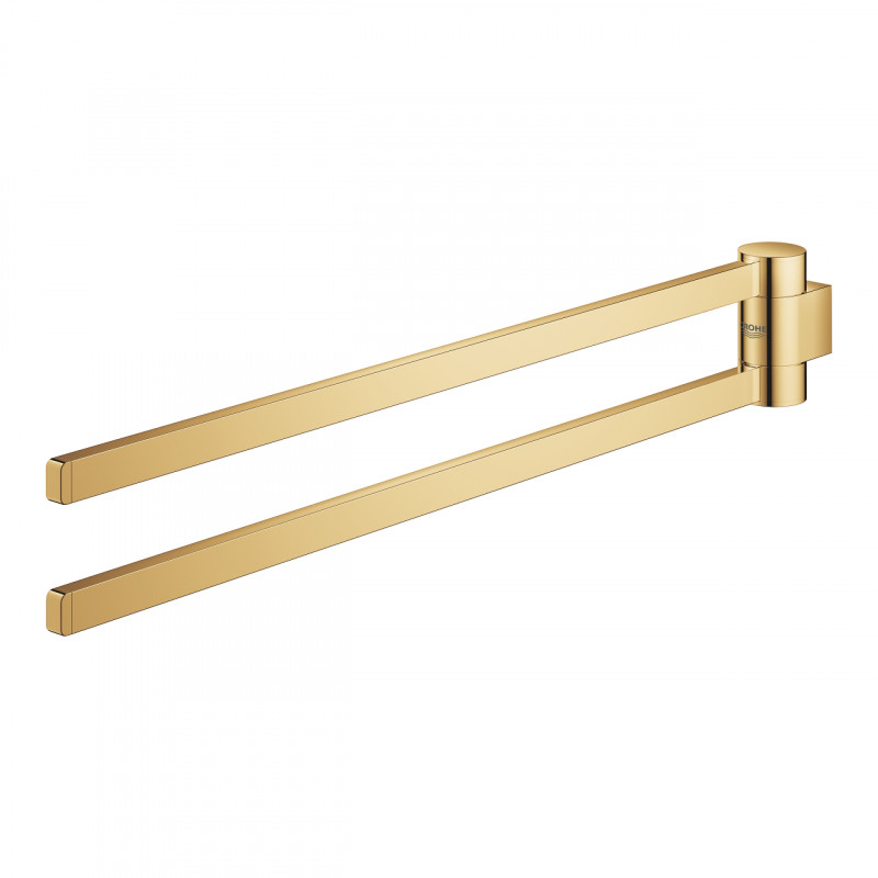 Grohe Selection wieszak na ręcznik dwuramienny obrotowy złoto polerowane cool sunrise 41063GL0